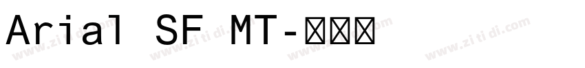 Arial SF MT字体转换